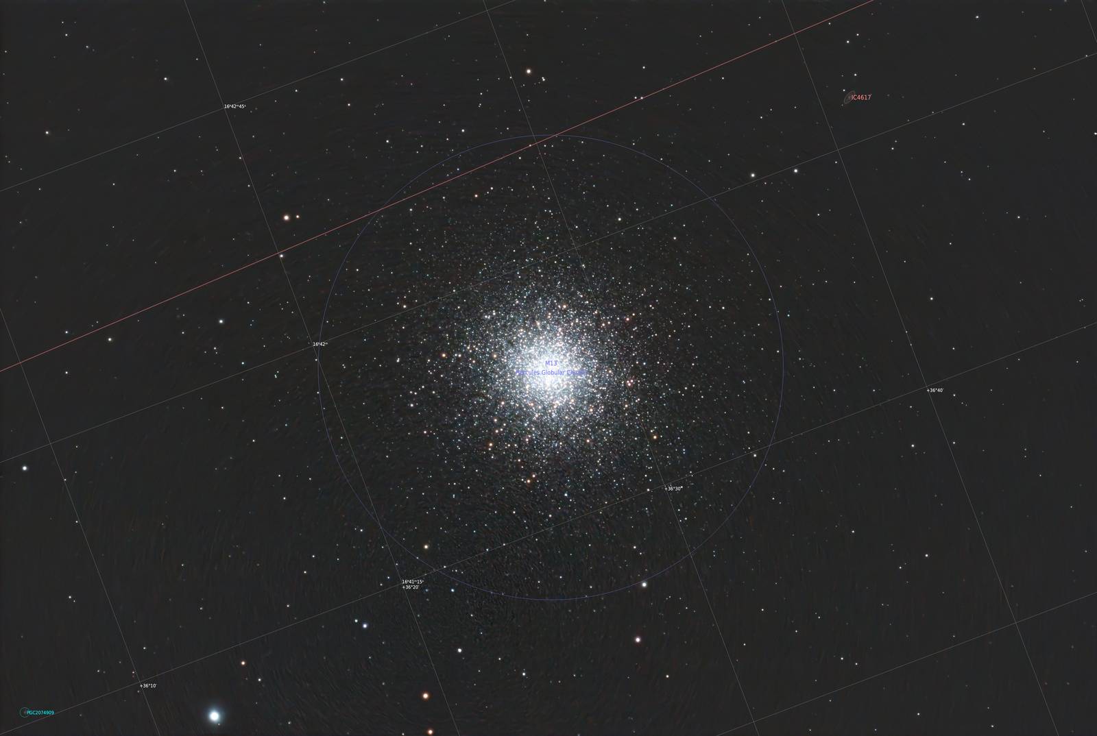 Annotated image for Great Star Cluster in Hercules